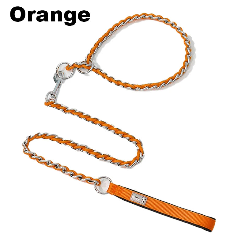 Beißfeste Kettenleine - Schleppleine Hund