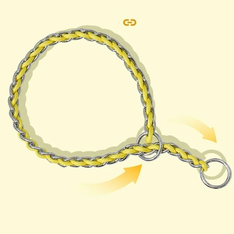 Beißfeste Kettenleine - Schleppleine Hund