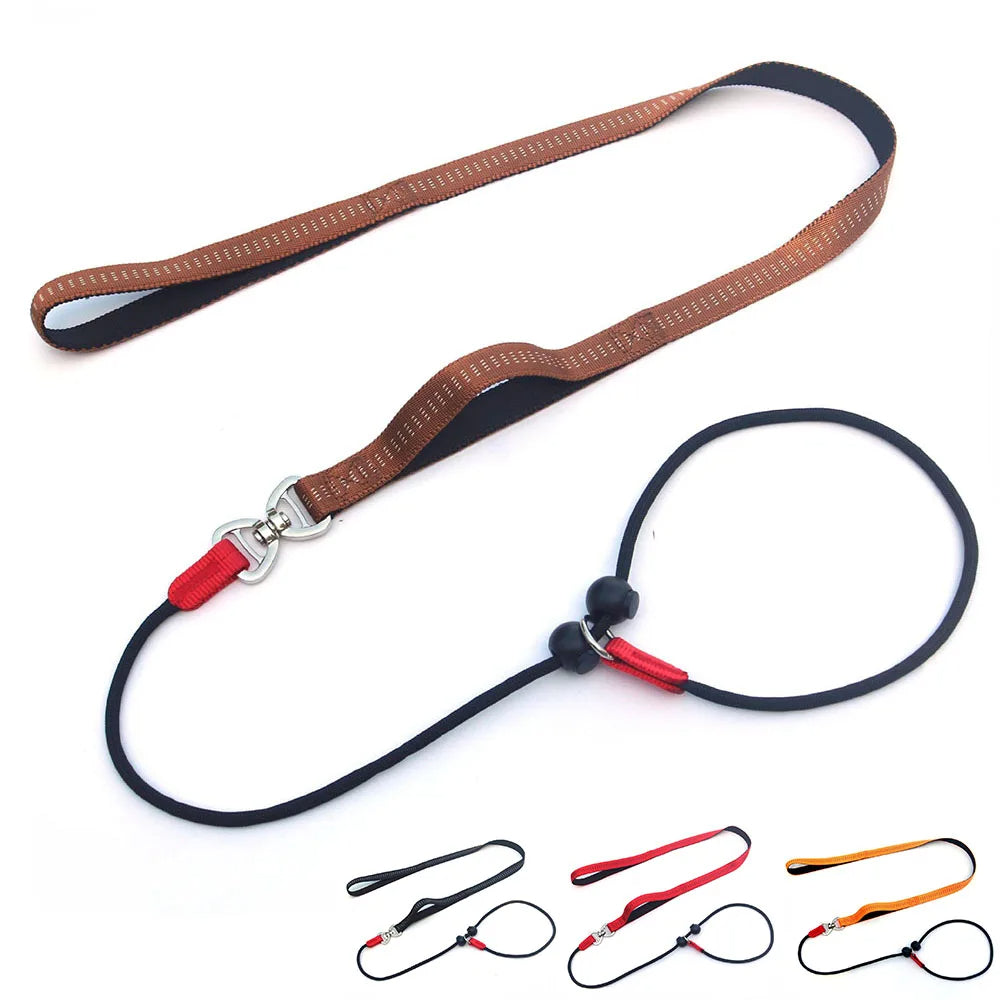 Hundetraining Würgehalsband mit Zugleine - Schleppleine Hund