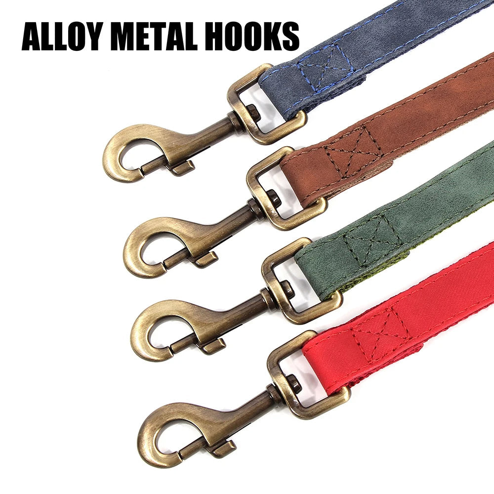 PU-Leder Hundeleine - Schleppleine Hund