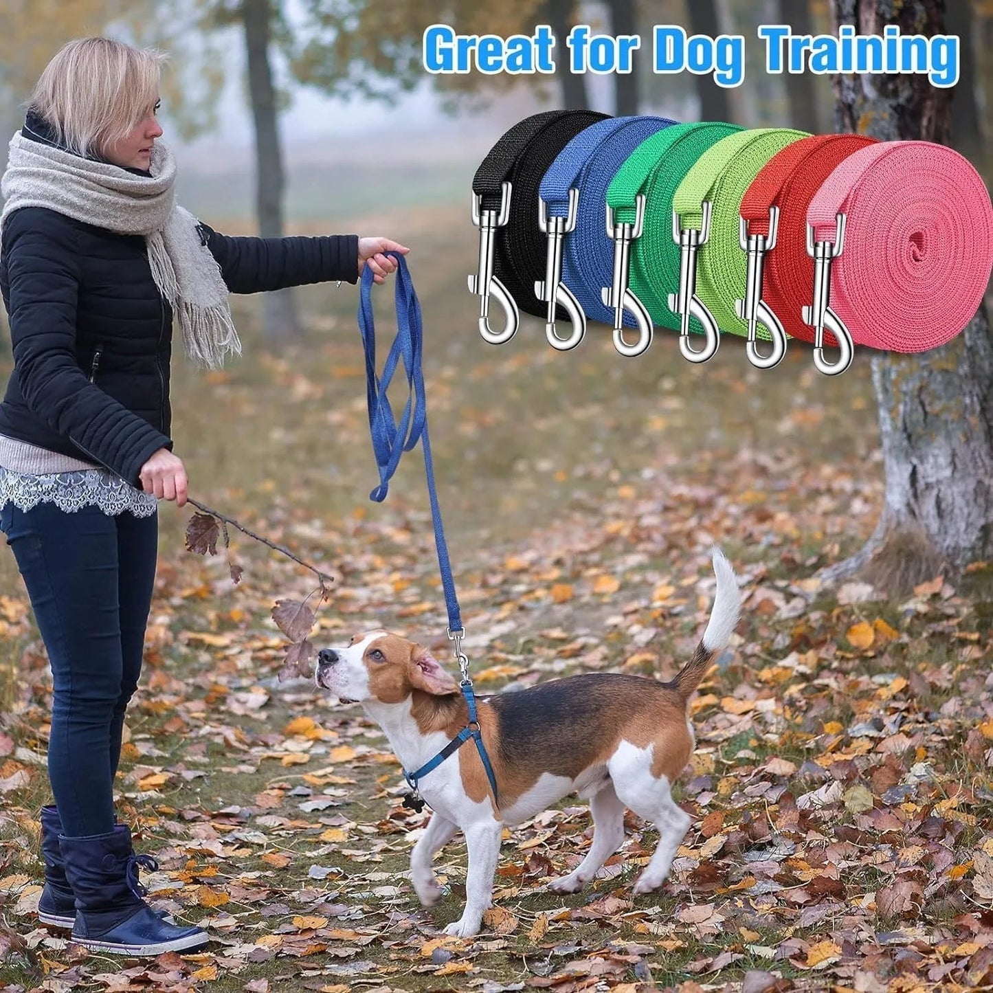 Strapazierfähige Leine für Das Hundetraining - Schleppleine Hund