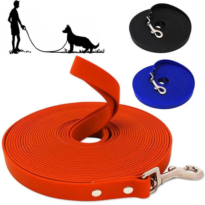 Wasserdichte PVC-Hundeleine - Schleppleine Hund