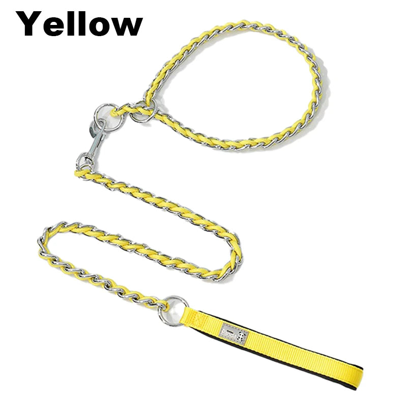 Beißfeste Kettenleine - Schleppleine Hund