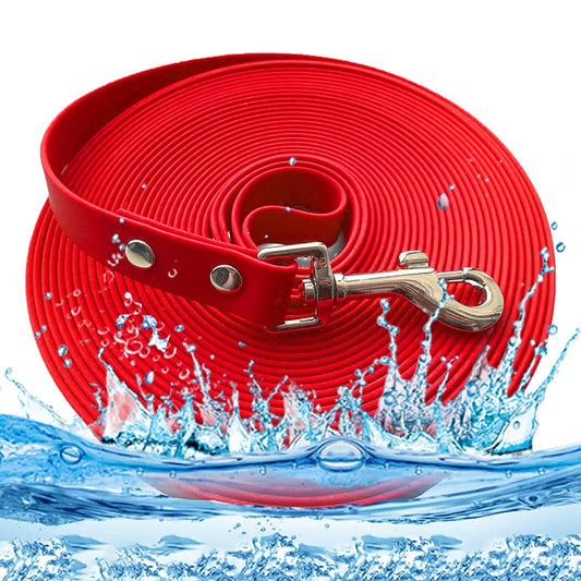Wasserdichte PVC-Hundeleine - Schleppleine Hund